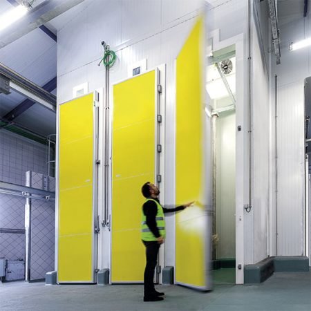 puertas pivotantes comerciales panelexpress